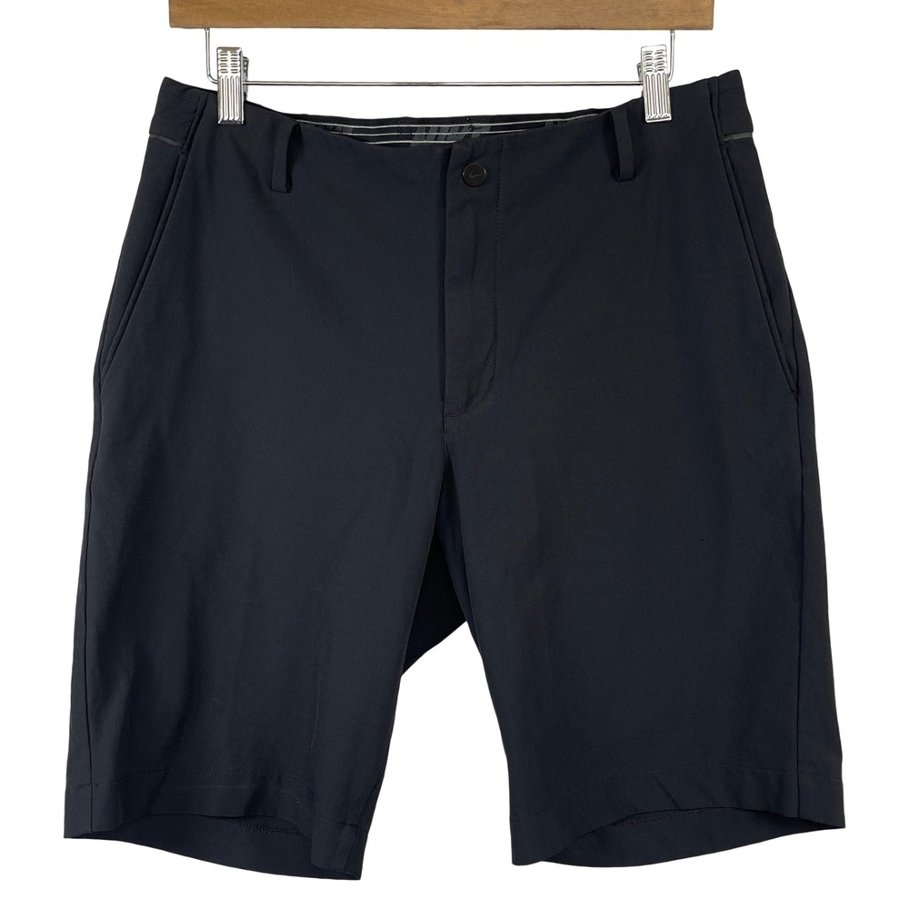 Nike Mens Golf Shorts 31 Navy Dri-FIT Stretch Gym Techwear Athletic Performance